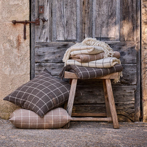 Puna Pillow - Ivory/Beige
