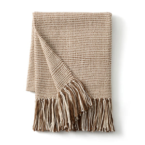Abra Throw - Brown