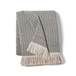 ANNI Carbon Handwoven Outdoor Throw