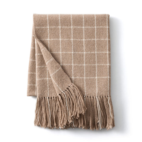 Puna Throw - Beige/Ivory