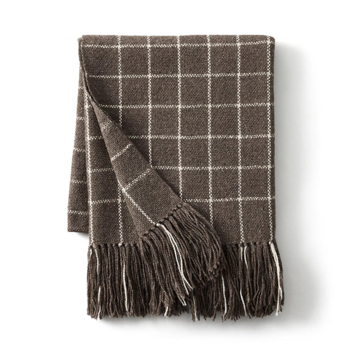 Puna Throw - Grey/Ivory