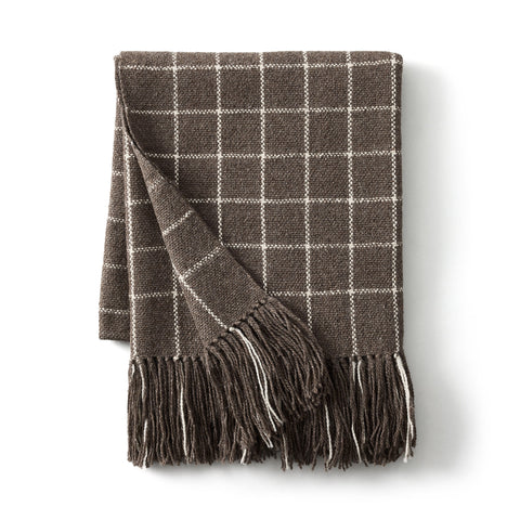 Puna Throw - Grey/Ivory