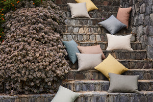 SUELO Coal Outdoor Pillow