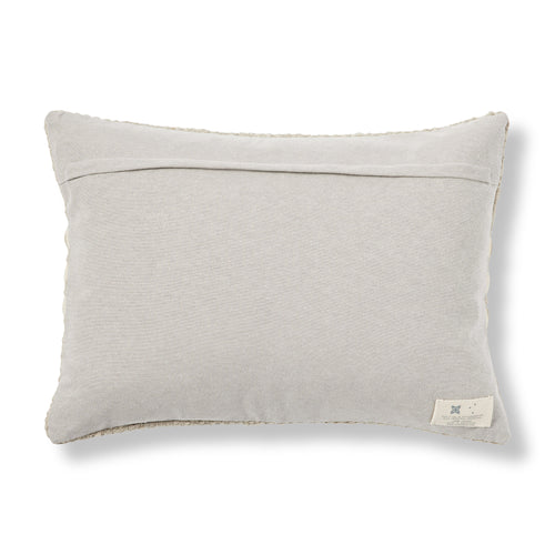 Alma Handwoven Cotton Pillow - Cement